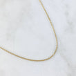 Cadena Aro Seguido 3.1gr / 50cm / 1.6mm Dos Oros Amarillo Blanco +3 *
