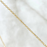 Cadena Aro Seguido 3.1gr / 50cm / 1.6mm Dos Oros Amarillo Blanco +3 *