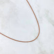Cadena Franco 3.15gr / 50cm / 1mm Oro Rosa +4