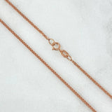 Cadena Franco 3.15gr / 50cm / 1mm Oro Rosa +4