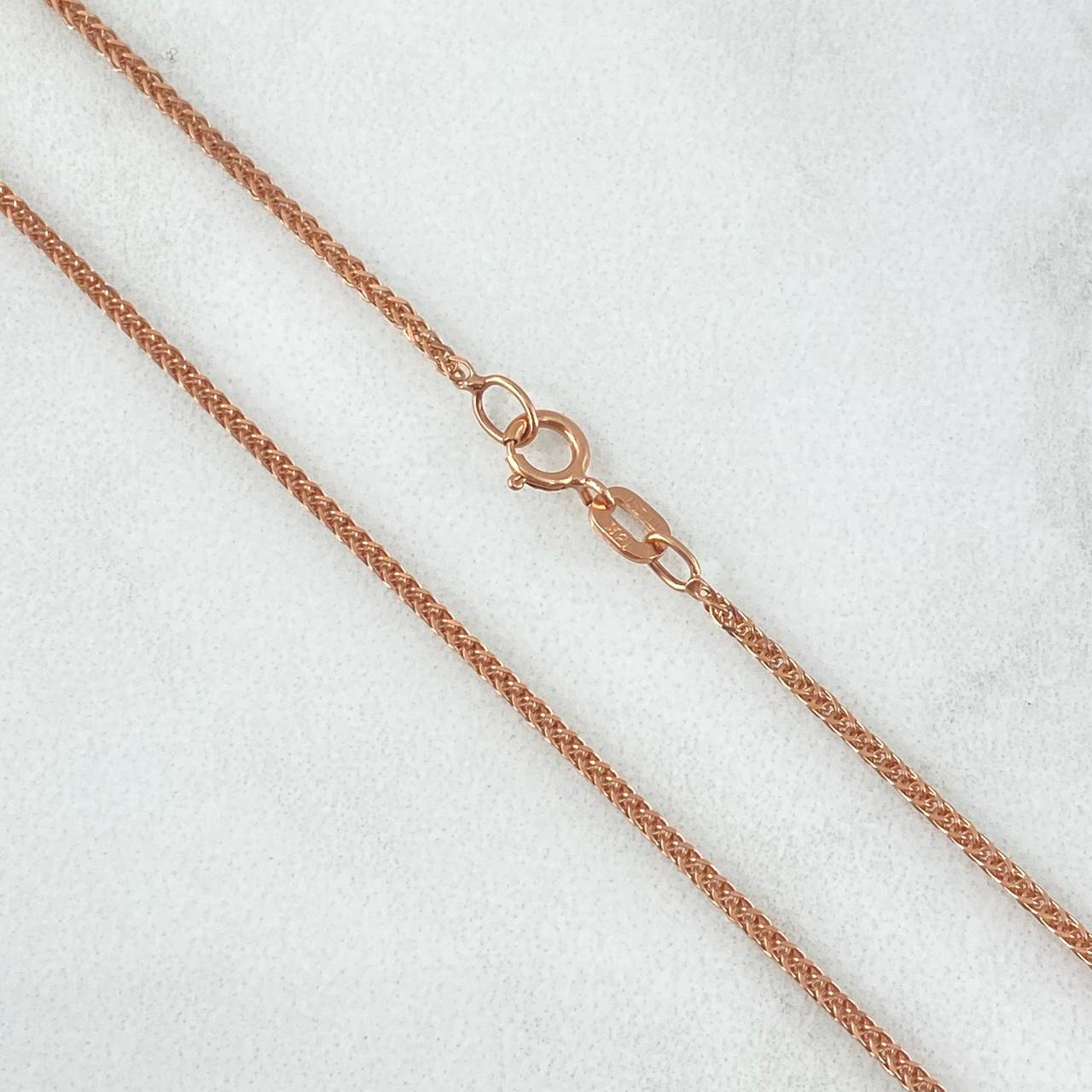 Cadena Franco 2.9gr / 45cm / 1mm Oro Rosa +4 ©