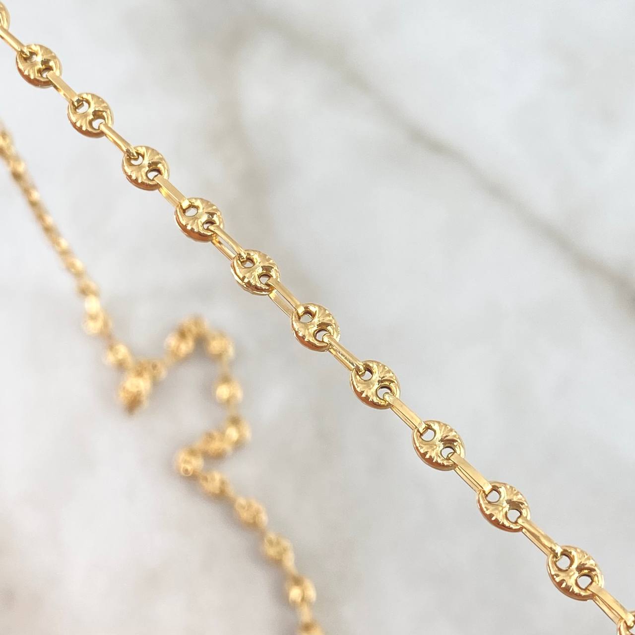 Cadena GC 9.35gr / 60cm / 4.1mm Diamantada Oro Amarillo 18K ©