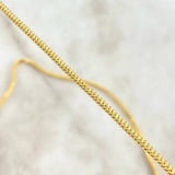Cadena Franco 4.4gr / 60cm / 1.6mm Oro Amarillo +4 *