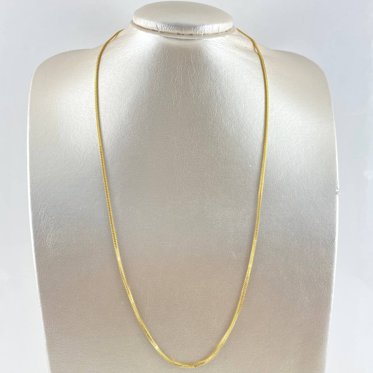 Cadena Franco 3.85gr / 60cm / +3 Oro 18K