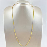 Cadena Franco 3.85gr / 60cm / +3 Oro 18K