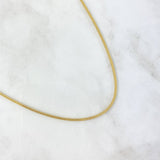 Cadena Franco 4.4gr / 60cm / 1.6mm Oro Amarillo +4 *