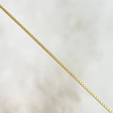 Cadena Veneciana 1.05gr / 40cm / 1mm Oro Amarillo +3 18K