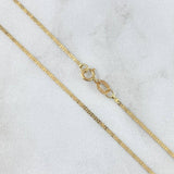 Cadena Escalera 1.3gr / 50cm / 1mm Oro Amarillo +3 ©
