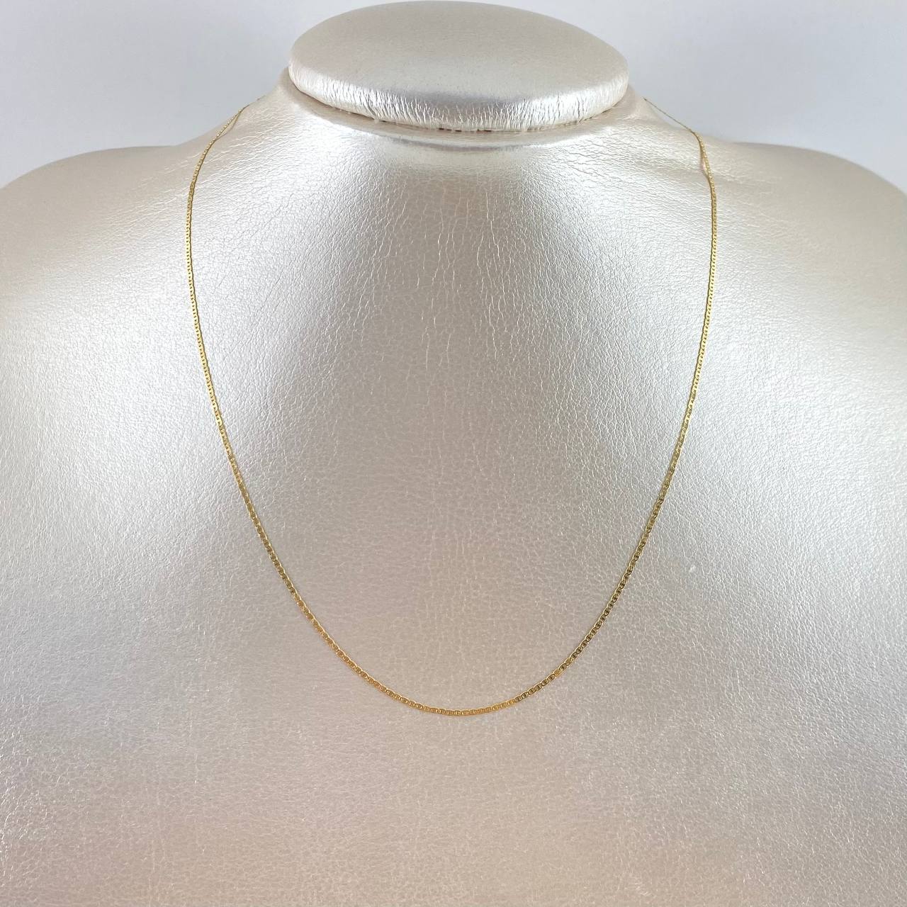 Cadena Escalera 1.55gr / 40cm / +3 Oro 18K