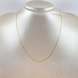 Cadena Escalera 1.55gr / 40cm / +3 Oro 18K