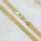 Cadena China 10.2gr / 65cm / 5mm Oro Amarillo +0