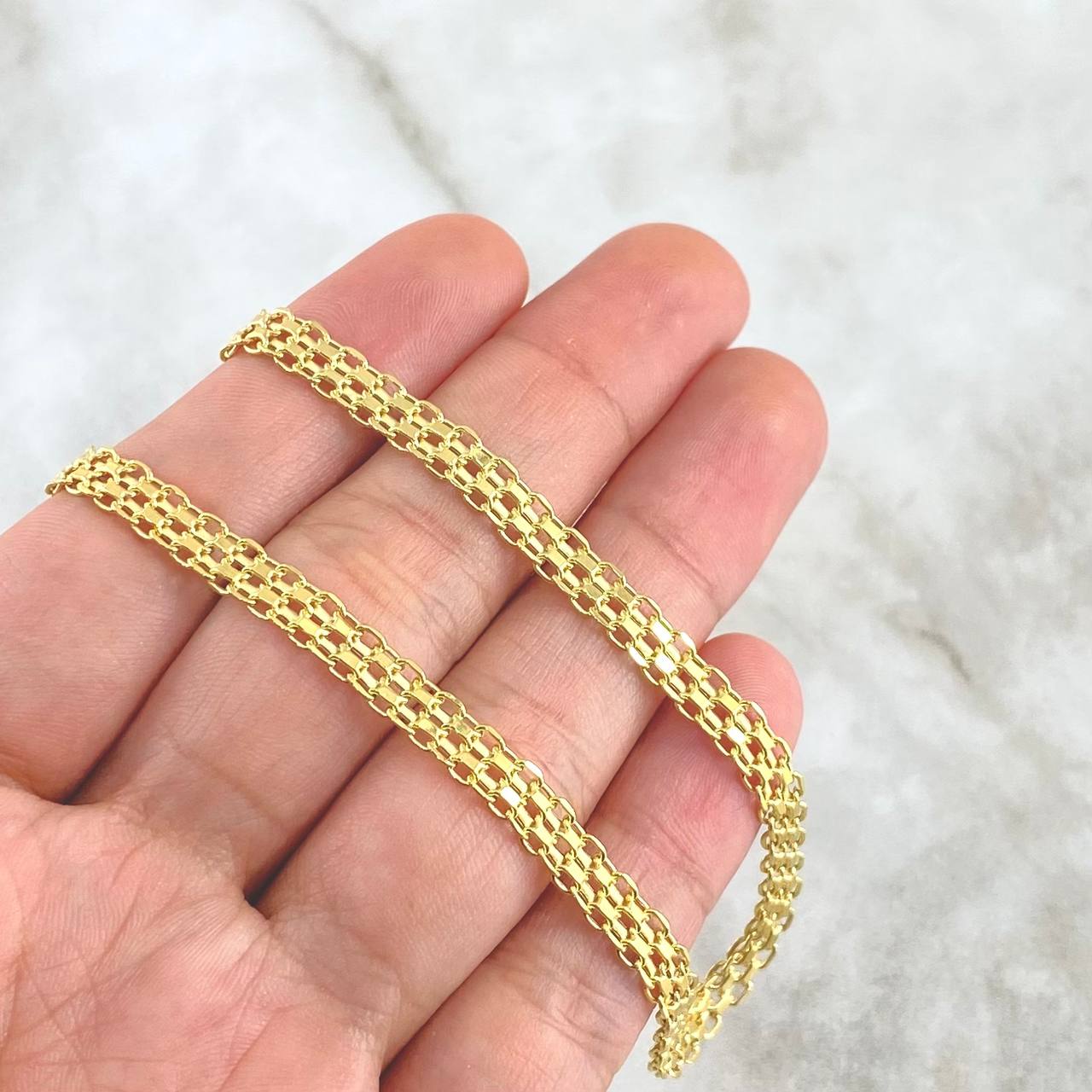 Cadena China 10.2gr / 65cm / 5mm Oro Amarillo +0