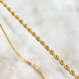 Cadena Lazo 4gr / 45cm / 2.4mm Oro Amarillo +3
