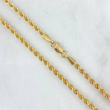 Cadena Lazo 4gr / 45cm / 2.4mm Oro Amarillo +3