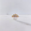 Anillo Princesa 2.7gr / T7 3/4 / Circones Rosados Blancos Dos Oros Amarillo Blanco &