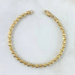 Pulso Militar Media Luna 5.45gr / 19.5cm / 4mm Oro Amarillo Nac.Esp. 18K *