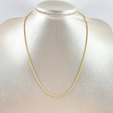 Cadena Lazo 0.85gr / 45cm / 1.2mm Oro Amarillo +3 18K