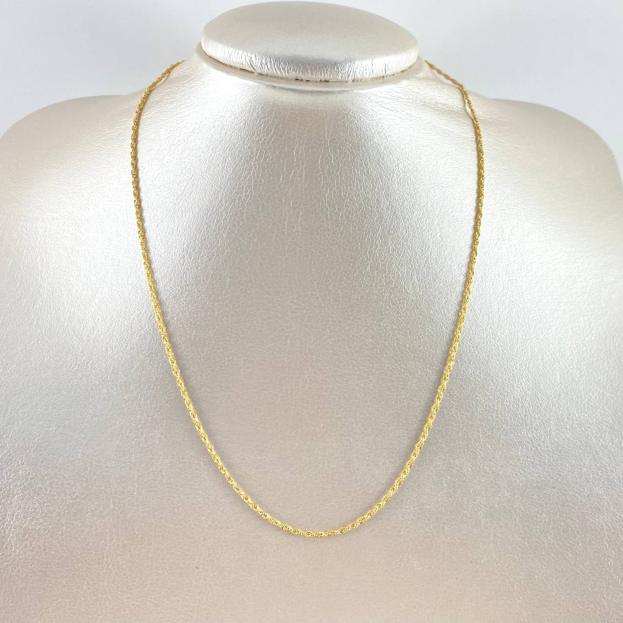 Cadena lazo 0.9gr / 45cm / 1.5mm Oro Amarillo +3 18K ©