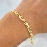 Pulso Sedusa 3gr / 19cm / 4mm Oro Amarillo +3