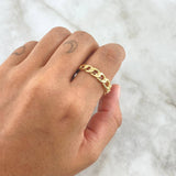 Anillo Cubano 3.5gr / T9 3/4 / Oro Amarillo 18K
