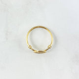 Anillo Sello FE 1.4gr / T8 1/2 / Nudo Liso Oro Amarillo *