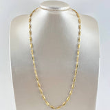 Cadena Rustica Adige Cruzado 10gr / 60cm / 4mm Oro Amarillo 18K