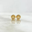 Topos Estrella 0.45gr / 4mm Diamantada Oro Amarillo 18K *
