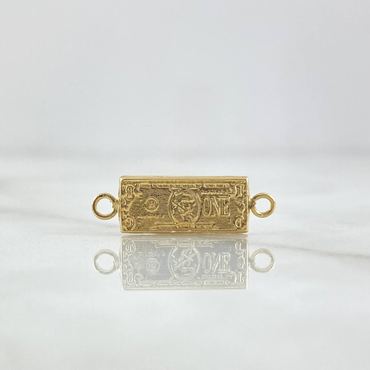 Herraje Dólar 0.55gr / 2cm / Troquelado Oro Amarillo 18K ©