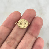 Herraje San Benito 0.7gr / 1.8cm / Oro Amarillo 18K