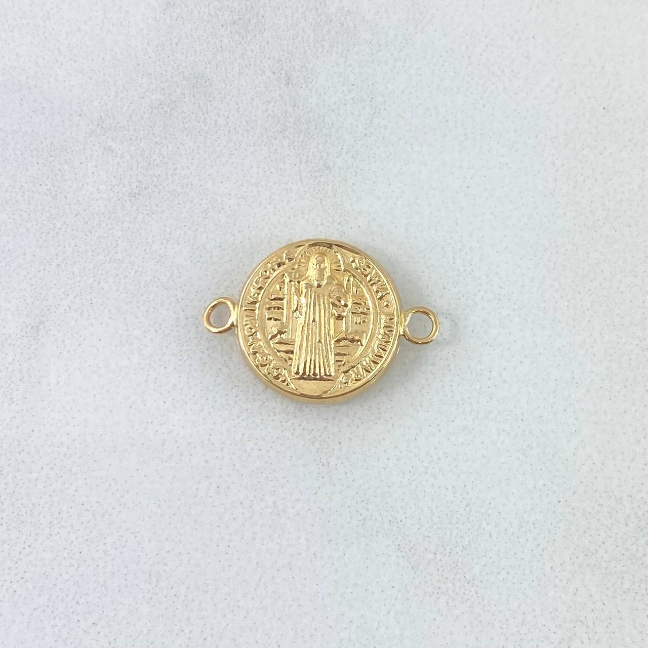 Herraje San Benito 0.7gr / 1.8cm / Oro Amarillo 18K