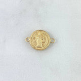 Herraje San Benito 0.7gr / 1.8cm / Oro Amarillo 18K