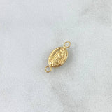 Herraje Virgen Guadalupe 0.3gr / 1.4cm / Troquelado Oro Amarillo