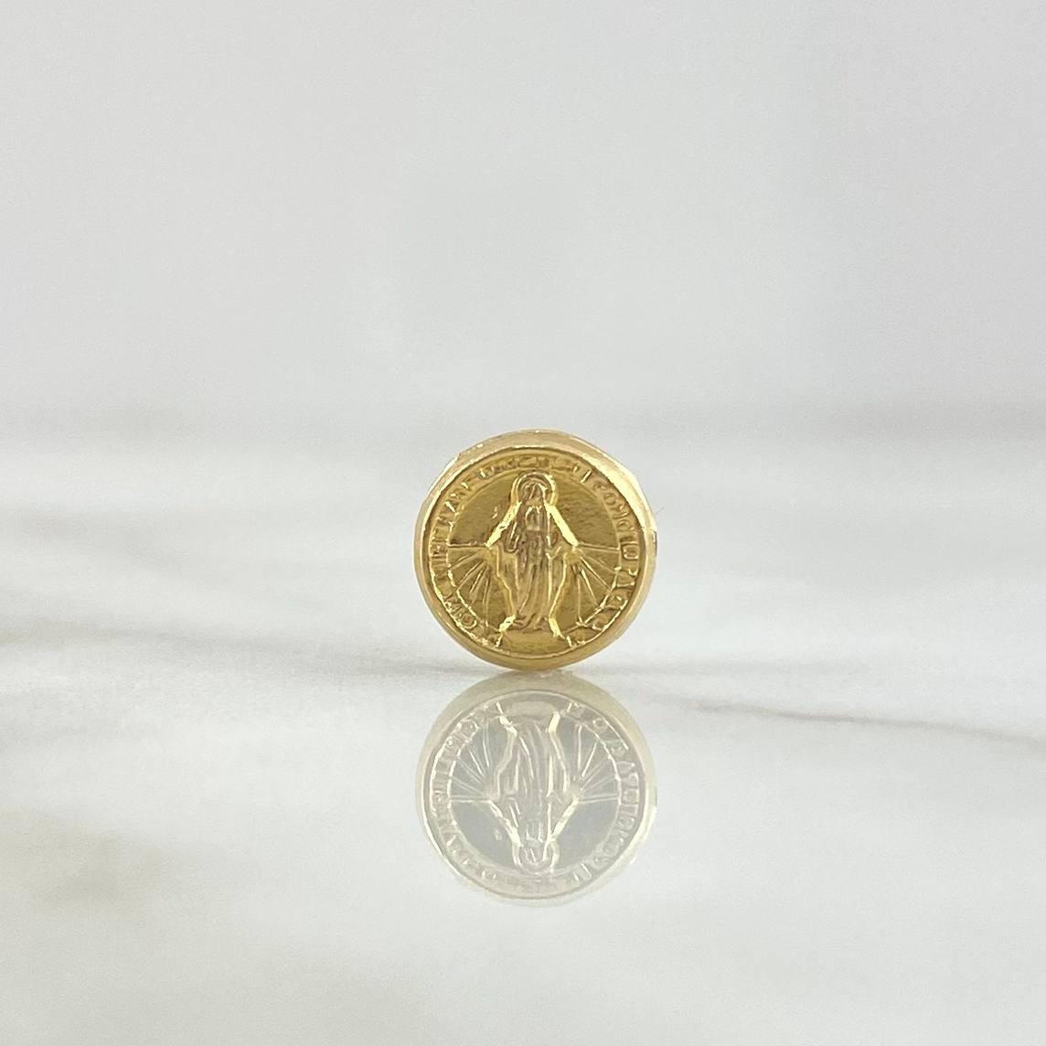 Herraje Virgen Milagrosa 0.45gr / 0.8cm / Tambor Oro Amarillo