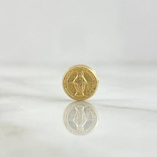 Herraje Virgen Milagrosa 0.4gr / 0.8cm / Oro Amarillo 18K *