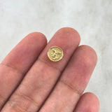 Herraje San Miguel Arcangel 0.4gr / 0.8cm / Oro Amarillo 18K ©