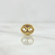 Herraje Eslabon GC 0.3gr / 1cm / Liso Oro Amarillo 18K