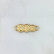 Herraje Placa Nube 0.55gr / 2.2cm / Virgen Milagrosa Ovalada Oro Amarillo 18K