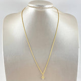 Cadena Lazo 0.95gr / 50cm / 1.2mm + Dije Libelula 0.4gr / 1.5cm / Troquelada Oro Amarillo (Oferta)