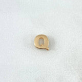 Herraje Letra Q 0.35gr / 0.6cm / Oro Amarillo 18K