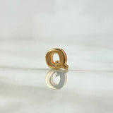 Herraje Letra Q 0.35gr / 0.6cm / Oro Amarillo 18K