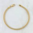 Pulso Franco 7.35gr / 22cm / 3.5mm Oro Amarillo +4 18K ©