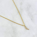 Cadena Lazo 1gr / 50cm / 1.2mm + Dije Love 0.25gr / 1.5cm Oro Amarillo 18K (Oferta)