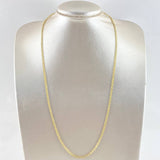 Cadena China 7.65gr / 60cm / 3mm Oro Amarillo +0 18K