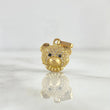 Dije Rostro de Oso 2.2gr / 1.6cm / Circones Blancos - Ojos Negros Oro Amarillo 18K