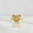 Anillo Rostro Oso 2.6gr / T7 / Oro Amarillo 18K