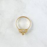 Anillo Rostro Oso 2.6gr / T7 / Oro Amarillo 18K