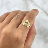 Anillo Rostro Oso 2.6gr / T7 / Oro Amarillo 18K