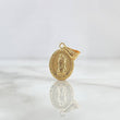 Dije Virgen Guadalupe Ovalada 0.8gr / 2cm / Troquelada Oro Amarillo 18K *