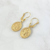 Candongas San Benito 2.15gr / 3cm - 2.5cm / Oro Amarillo 18K ©