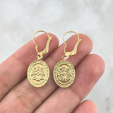 Candongas San Benito 2.15gr / 3cm - 2.5cm / Oro Amarillo 18K ©